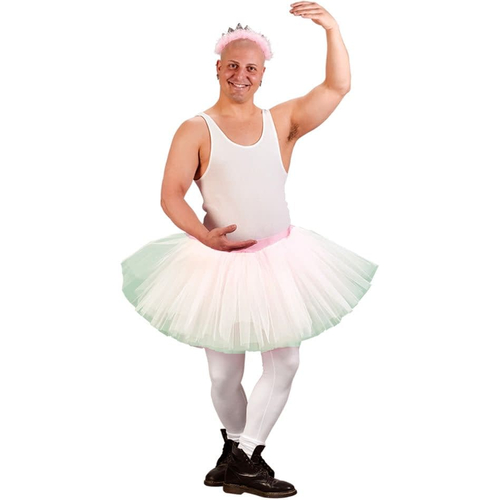 Mr Ballerina Adult Costume White