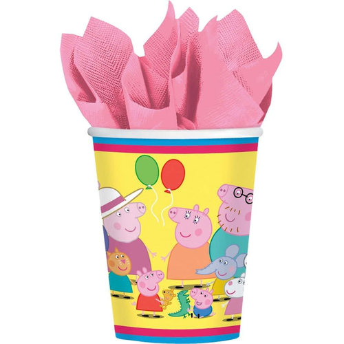 Peppa Pig Cups 9Oz 8 Pack