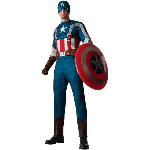 Retro Captain America Adult Costume