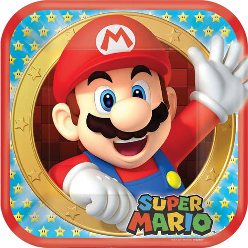Super Mario Square Plate 9