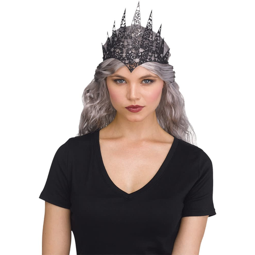 Black Glitter Crown