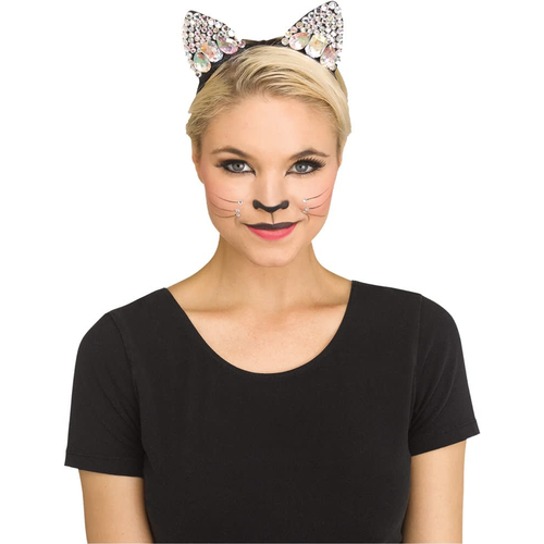 Black Jeweled Cat Ear