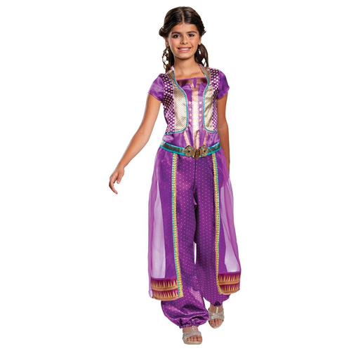 Girls Jasmine Costume purple - Aladdin