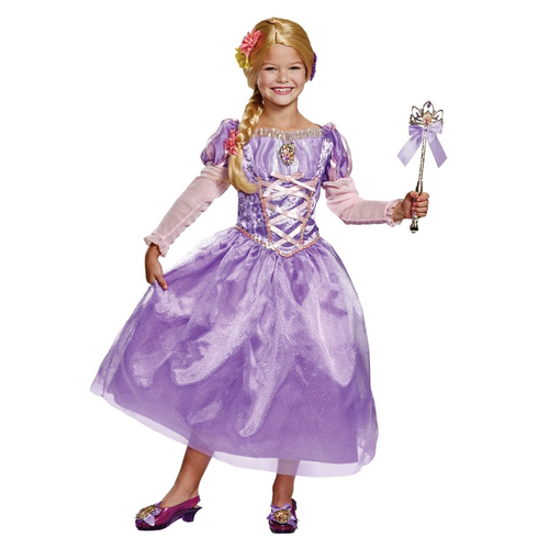 Girls Rapunzel Deluxe Costume