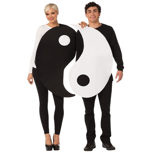 Yin Yang Adult Couple Costumes