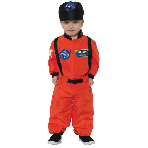 Astonaut Orange Costume for toddlers