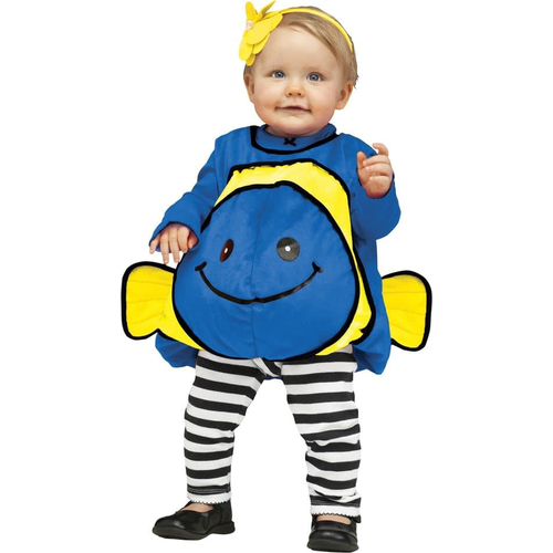 Blue Fish Toddler Costume