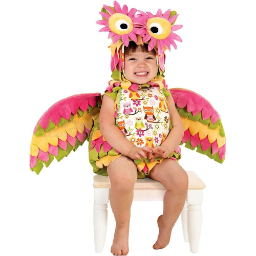 Colorful Owl Toddler Costume