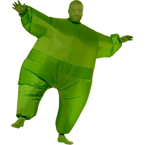 Inflatable Skin Suit Green Adult