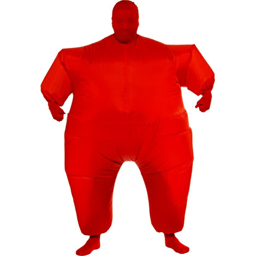 Inflatable Skin Suit Red Adult