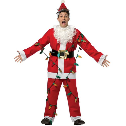 Light-Up Santa Adult Costume