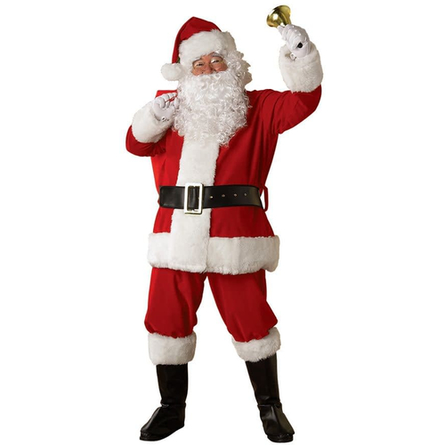 Plush Santa Adult Costume