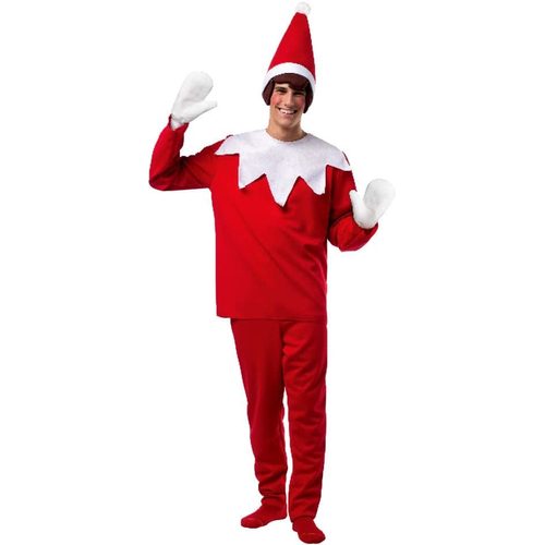 Red Elf Adult Costume