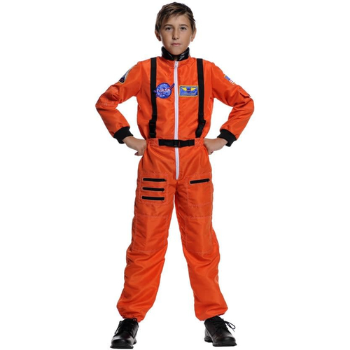 Astronaut Orange Child Costume