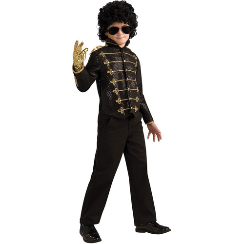 Black Military Michael Jackson Child Costume