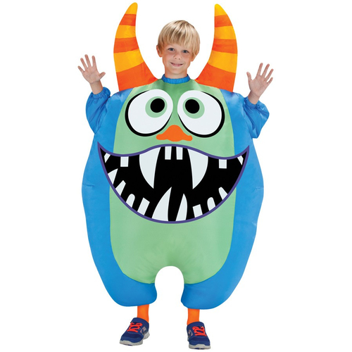 Blue Inflatable Scareblown Child Costume