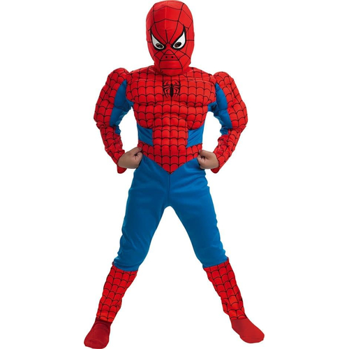 Classic Spiderman Muscle Child Costume