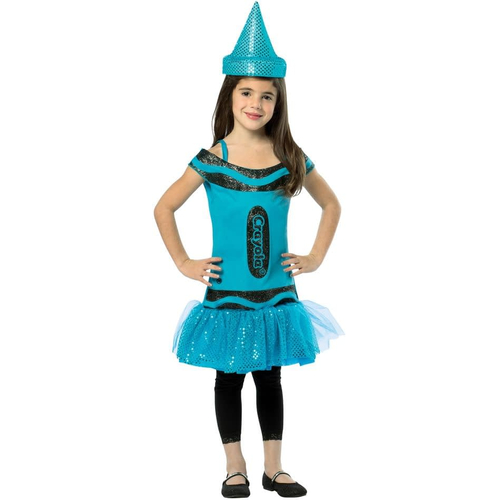 Crayola Pencil Sequin Blue Child Costume