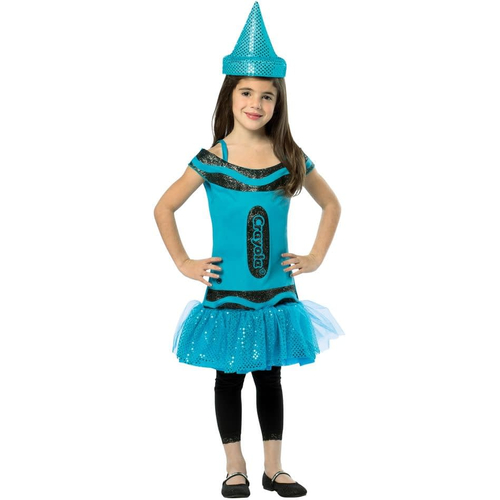 Crayola Pencil Sequin Blue Kids Costume
