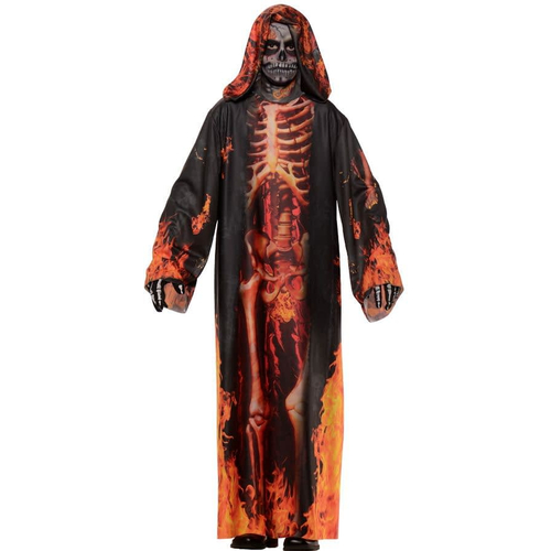Fire Skeleton Child Robe