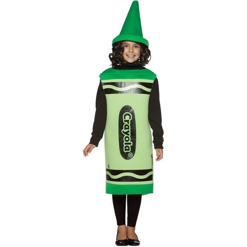 Green Crayola Kids Costume