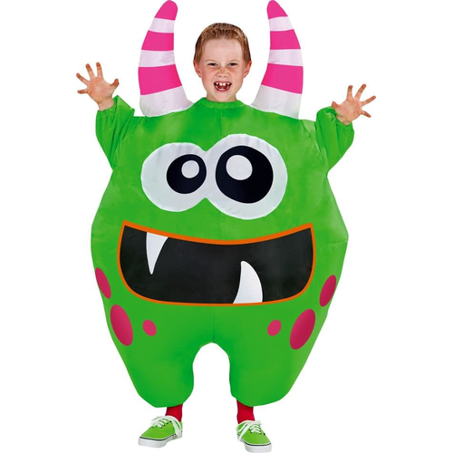Green Inflatable Scareblown Child Costume
