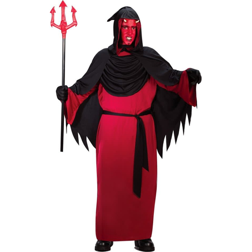Horned Red Man Child Costume