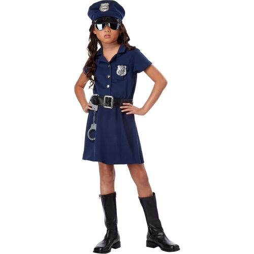 Miss Police Officer Child Costume