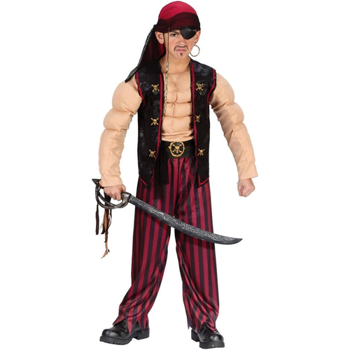 Muscle Pirate Child Costume