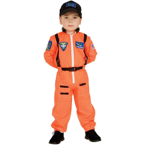 Orange Astonaut Child Costume