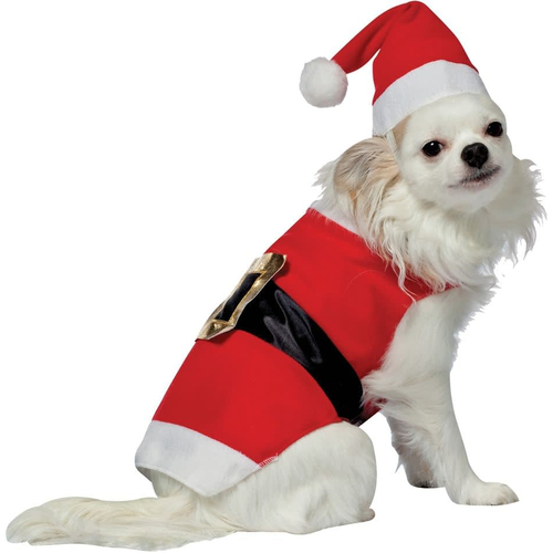 Pet Costume Santa