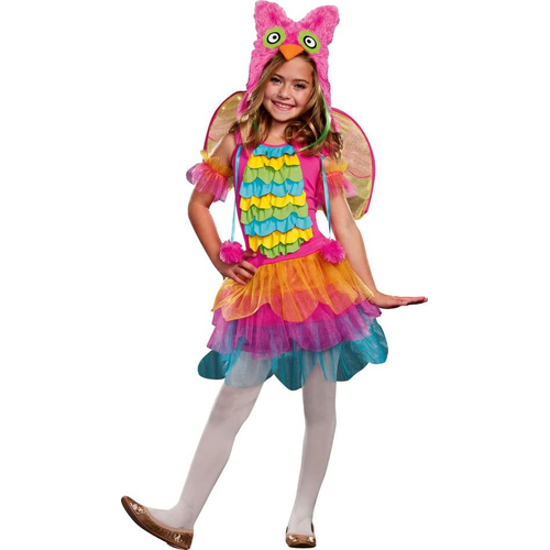 Rainbow Owl Child Costume