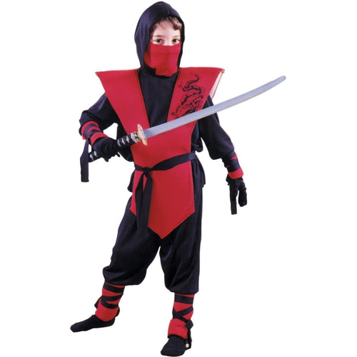 Red Nnja Soldier Child Costume