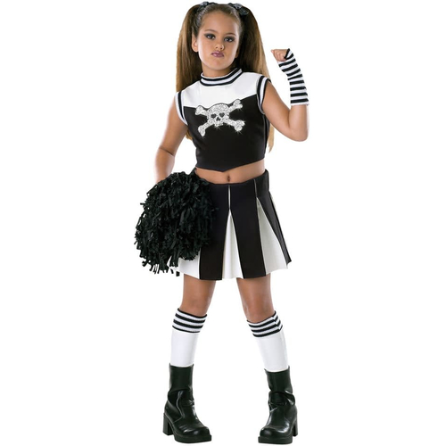 Skull Cheerleader Child Costume