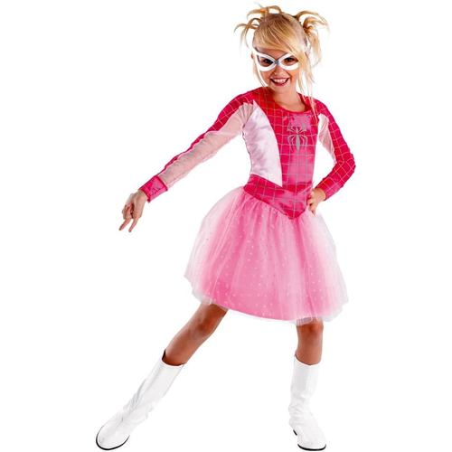 Spidergirl Pink Child Costume