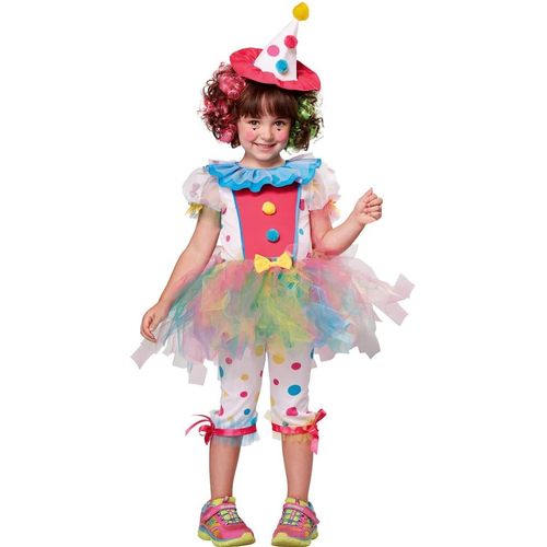 Girl's Sweet Clown Costume
