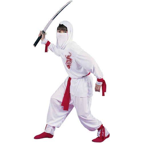 White Dragon Ninja Child Costume