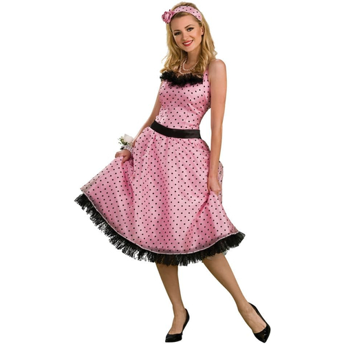 50'S Style Adult Costume