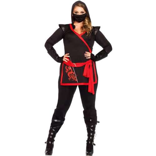 Black Ninja Assasin Costume Adult