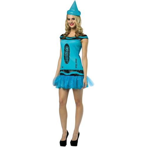 Blue Crayola Adult Costume