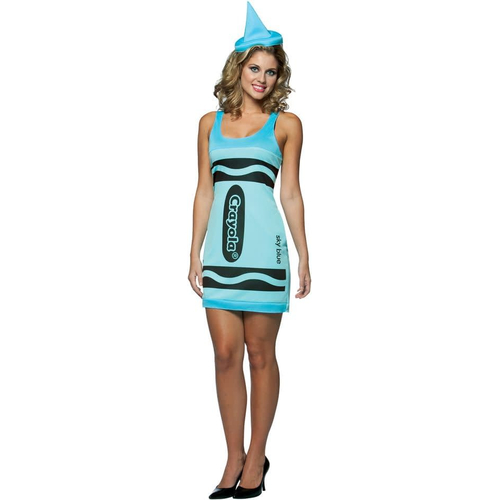 Blue Pencil Crayola Costume For Adults
