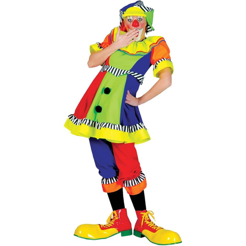 Bright Clown Adult Costume
