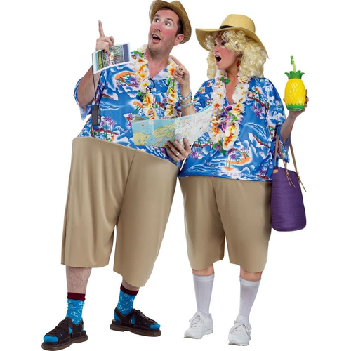 Couple Costume Tourists