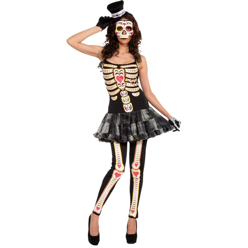 Day Of The Dead Lady Adult Costume