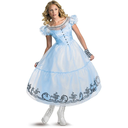 Deluxe Alice In Wonderland Adult Costume