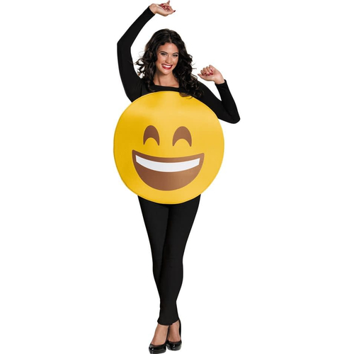 Emoji Smile Adult Costume