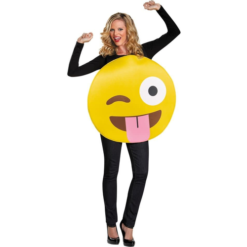 Emoji Tongue Adult Costume