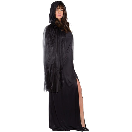 Ghost Cape Black Adult