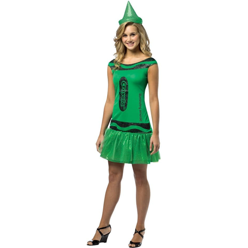 Green Crayola Adult Costume