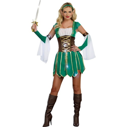 Green Warrior Adult Costume